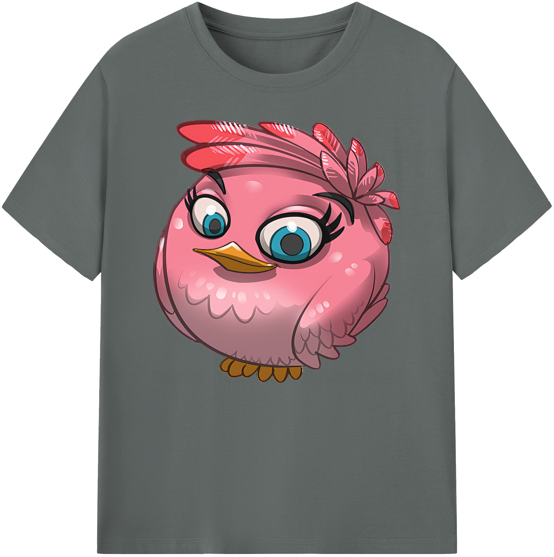 （画像用） Angry Birds アングリーバード 綿100％ メンズ半袖Tシャツ｜肌触りやわらか＆通気性
